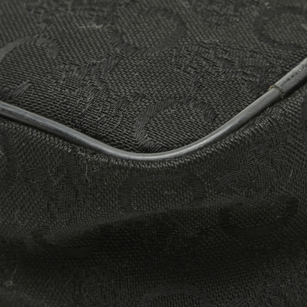 Celine C Macadam Shoulder Bag, Black Canvas Leather, Women's CELINE - Picture 6 of 12